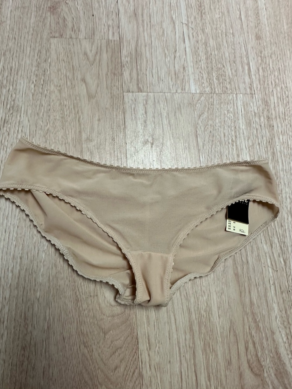 Women’s ' Nude Ruched Bikini Bottoms Size M
